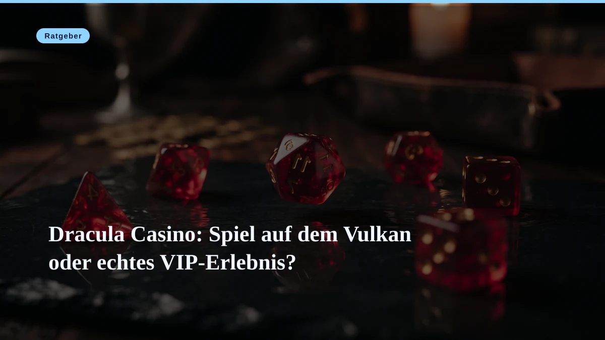 Dracula Casino: Spiel auf dem Vulkan oder echtes VIP-Erlebnis?