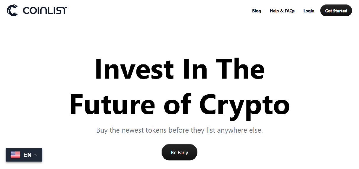 Screenshot of coinlistpro.one