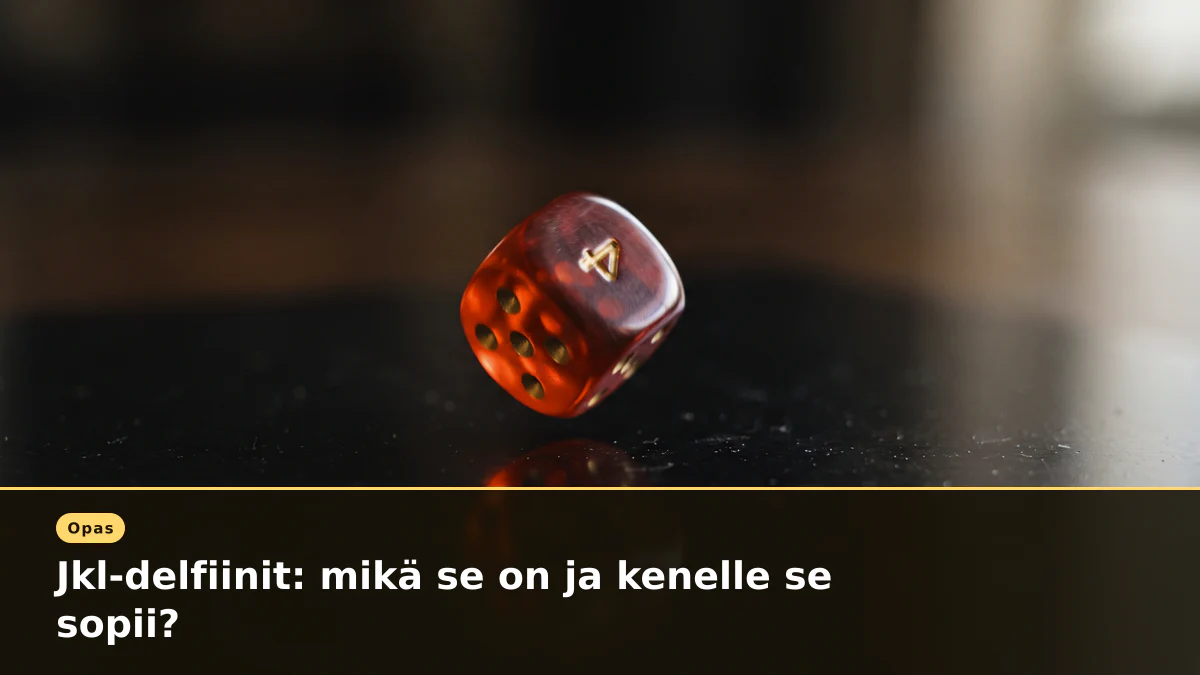 Jkl-delfiinit: mikä se on ja kenelle se sopii?
