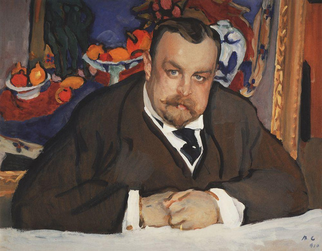 Портрет И А Морозова 1910