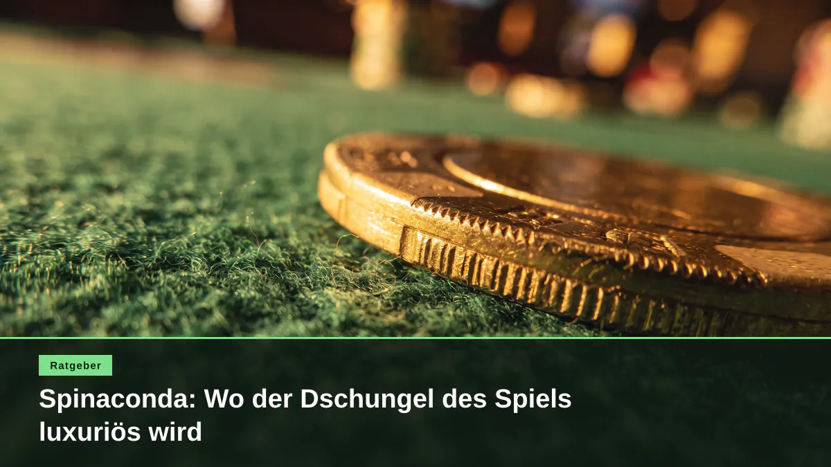 Spinaconda: Wo der Dschungel des Spiels luxuriös wird