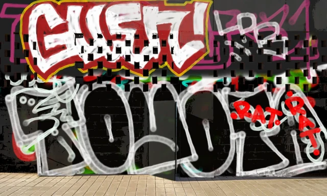 Graffiti artwork by gvens