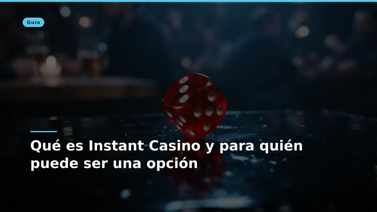 Qué es Instant Casino y para quién puede ser una opción
