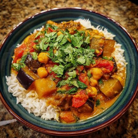 Eggplant Chickpea Curry
