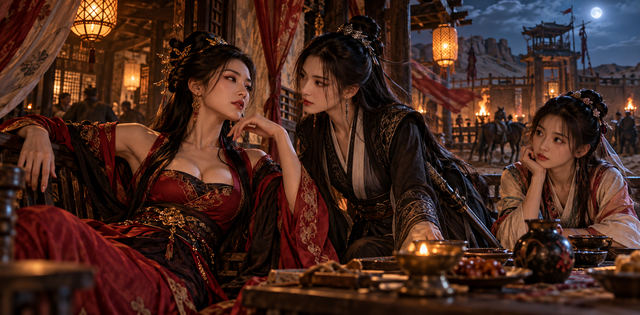 红果吃瓜网AI魔改成人短剧 金镶玉与邱莫言龙门客栈欲火起 三女侠被女土匪按在一张榻上轮流舔喷 逃出后自己舔穴含乳做到天亮