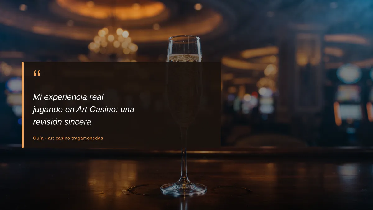 Mi experiencia real jugando en Art Casino: una revisión sincera