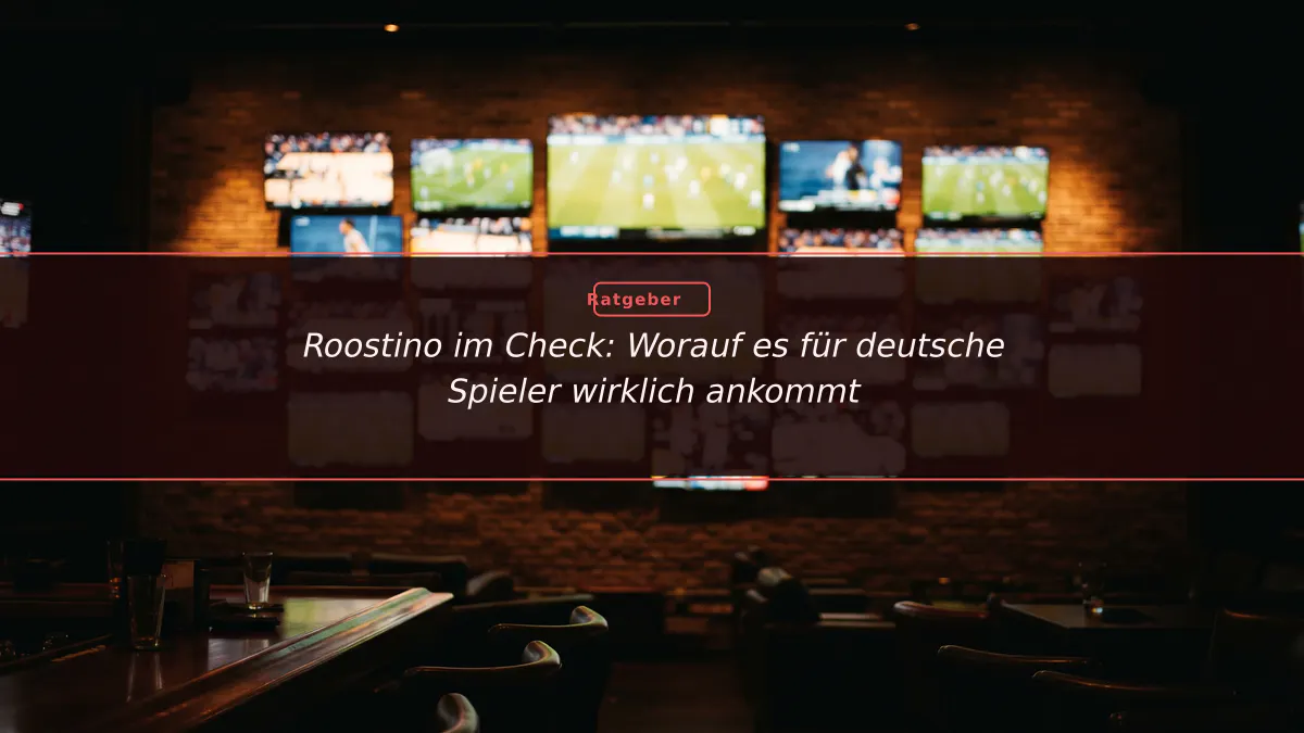Roostino im Check: Worauf es für deutsche Spieler wirklich ankommt