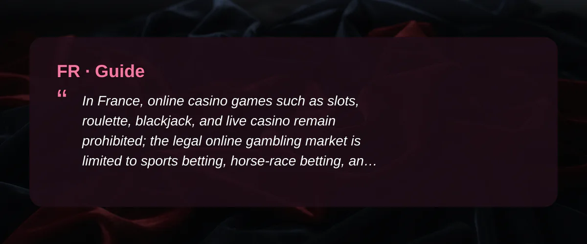Analyser le fonctionnement d'une application casino en ligne dans le cadre législatif français — Guide