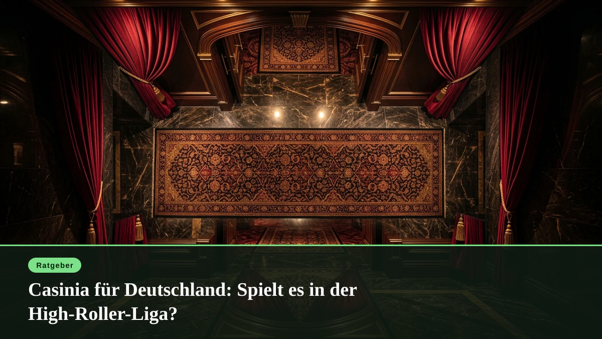 Casinia für Deutschland: Spielt es in der High-Roller-Liga?