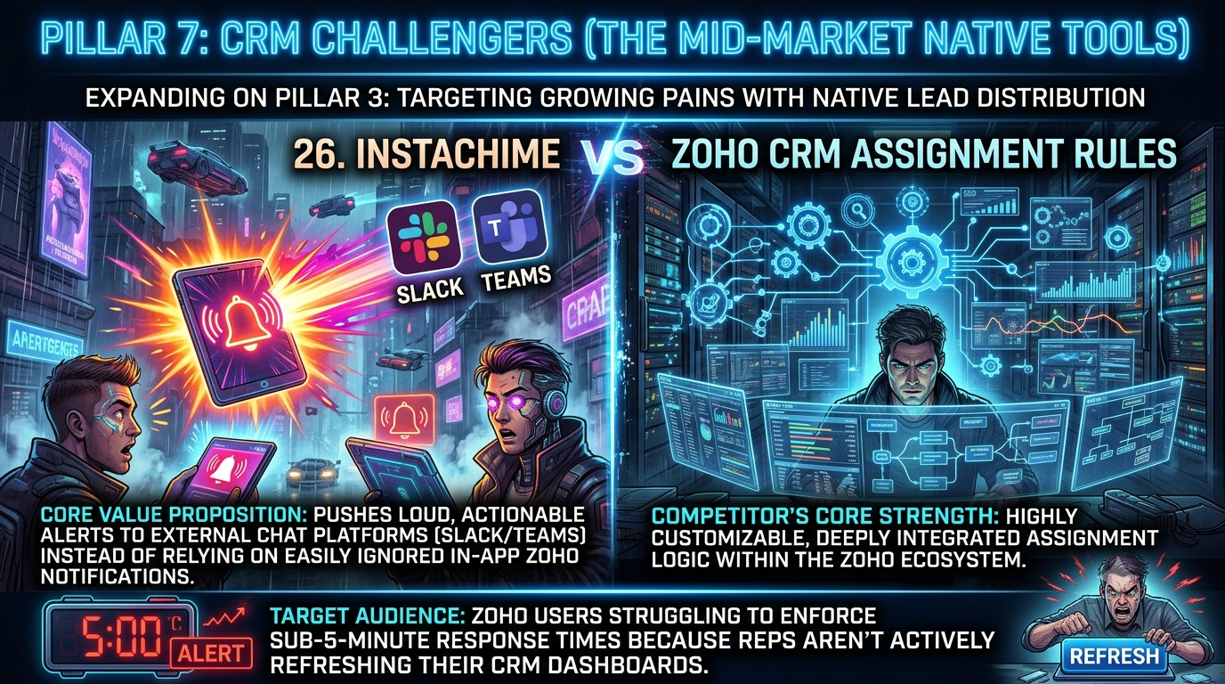 InstaChime vs. Zoho CRM Assignment Rules cover image