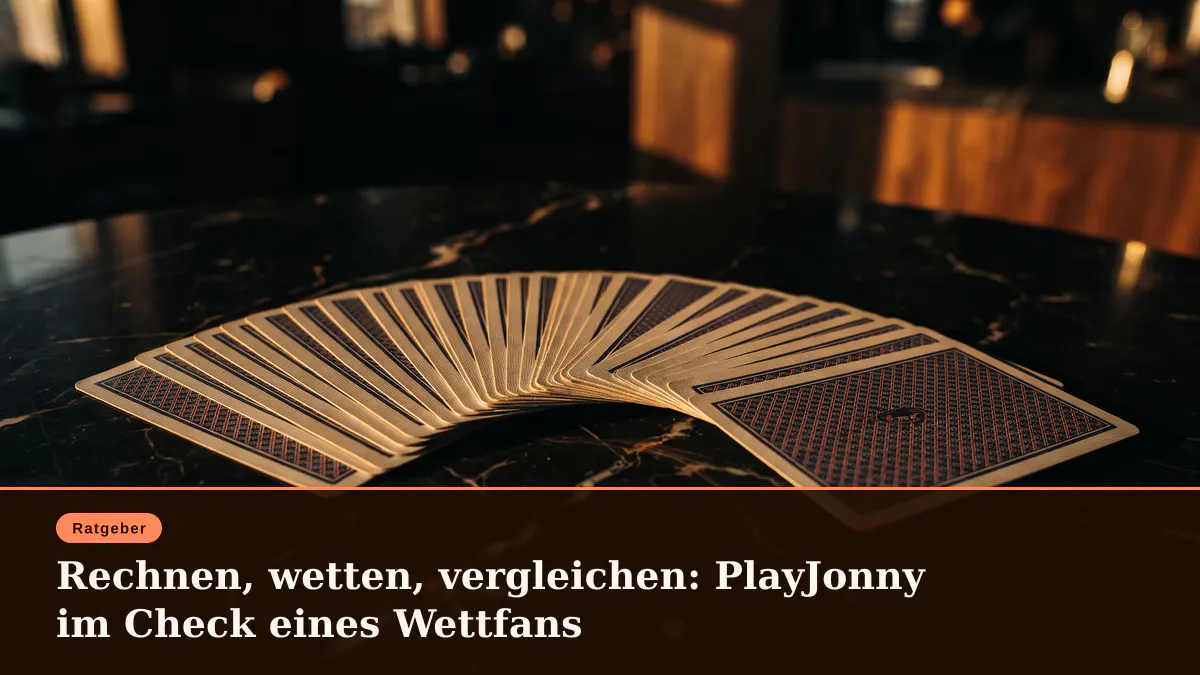 Rechnen, wetten, vergleichen: PlayJonny im Check eines Wettfans