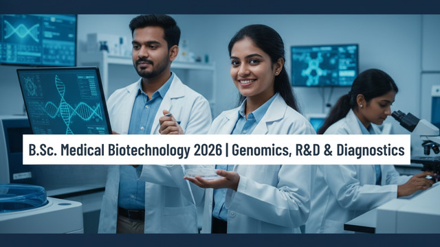 B.Sc. Medical Biotechnology 2026 | Genomics, R&D & Diagnostics