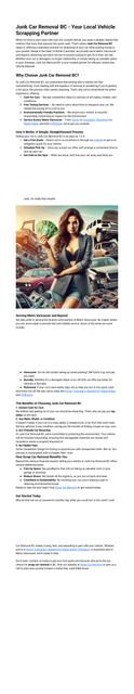 junk car removal bc