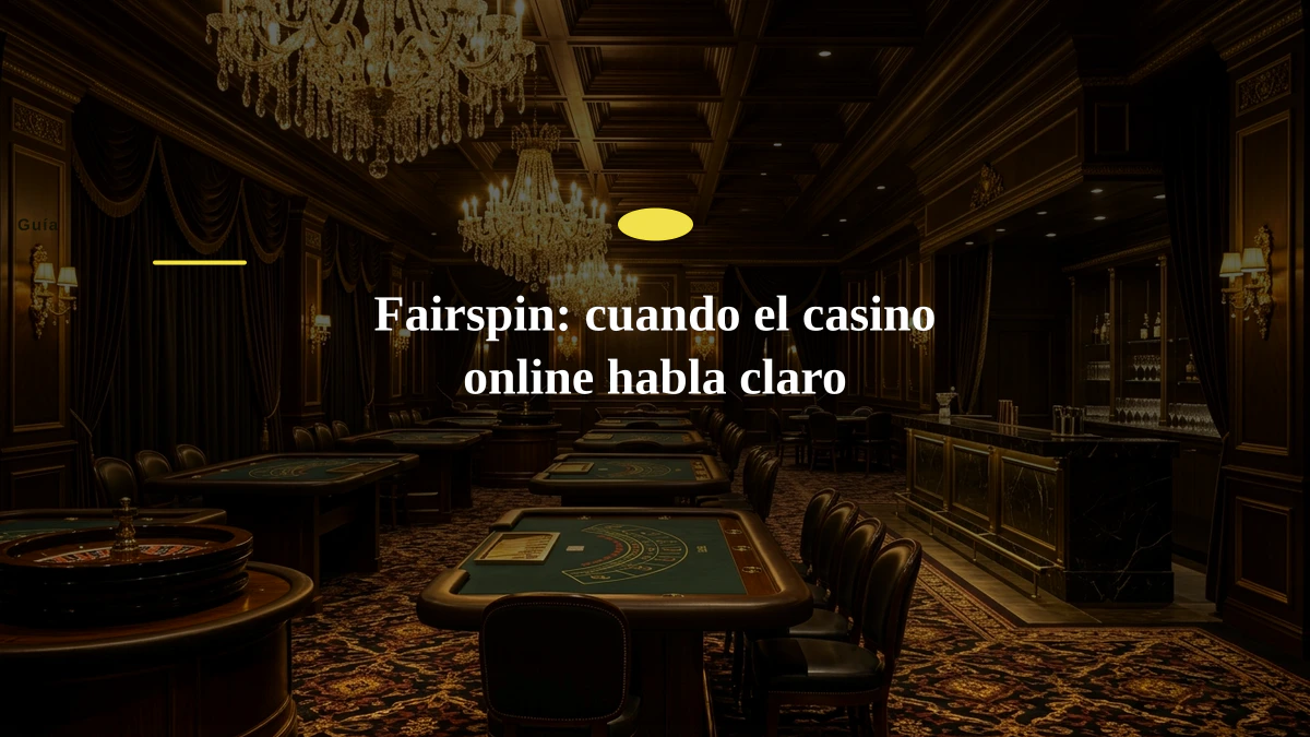 Fairspin: cuando el casino online habla claro