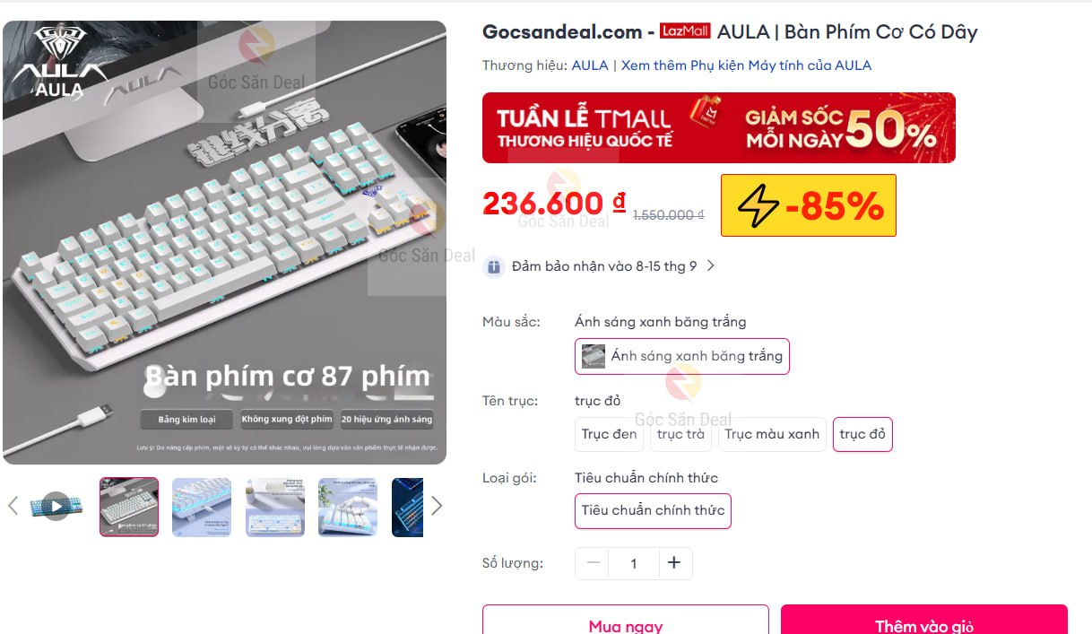 AULA | Bàn Phím Cơ Có Dây