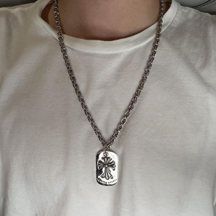Chrome Hearts  Raised Cross Dog Tag - photo 3