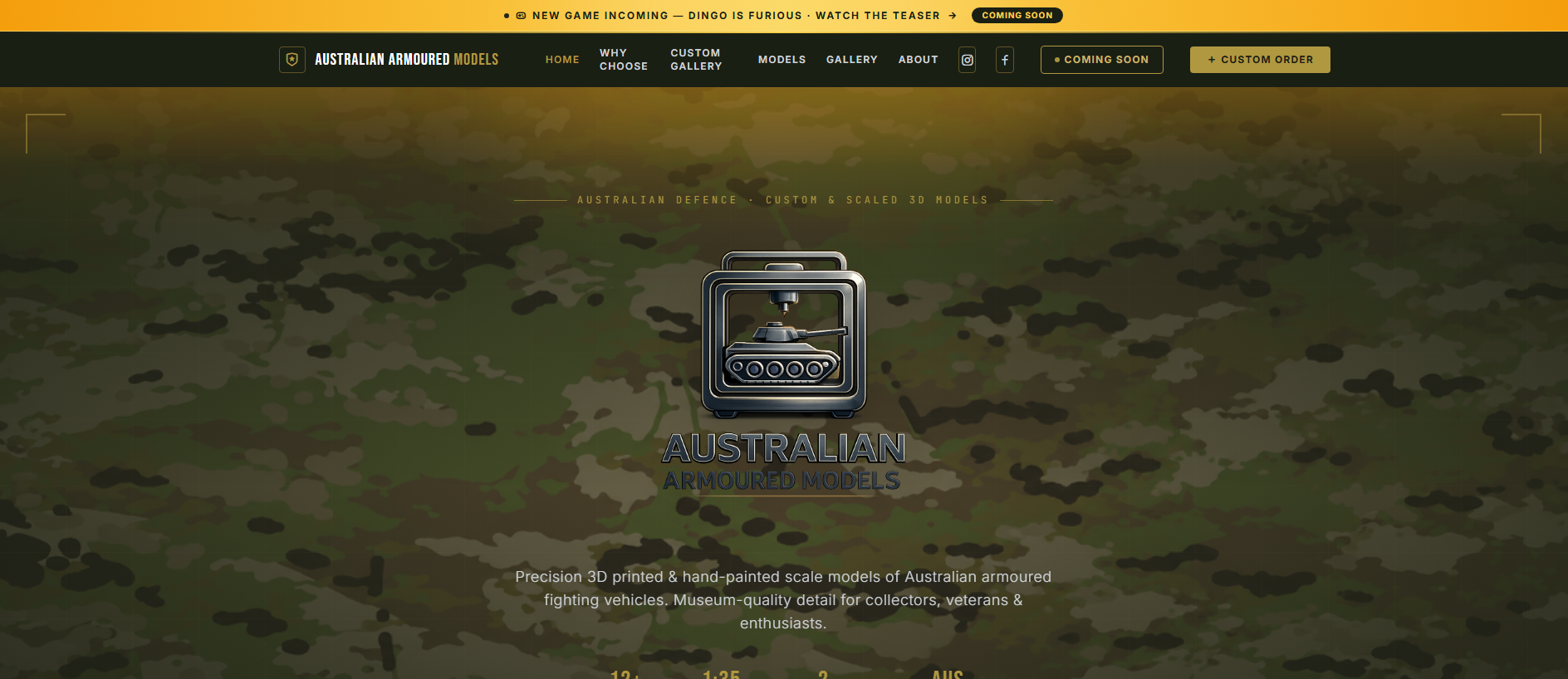 Stored capture of australianarmouredmodels.com