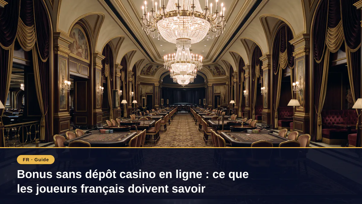 Bonus sans dépôt casino en ligne : ce que les joueurs français doivent savoir