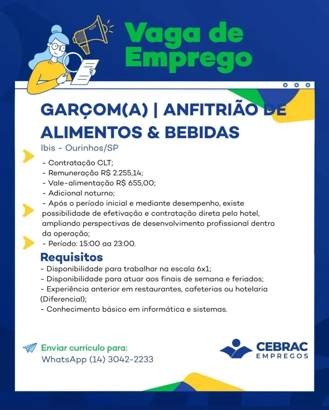 Anfitri&Atilde;o De Alimentos E Bebidas