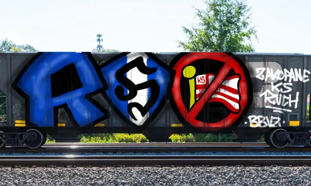 Graffiti artwork by vandald