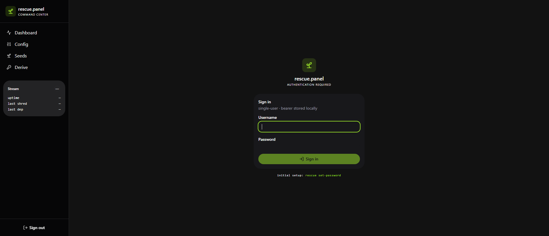 Forensic screenshot of cryptorescue.cfd showing the phishing page layout