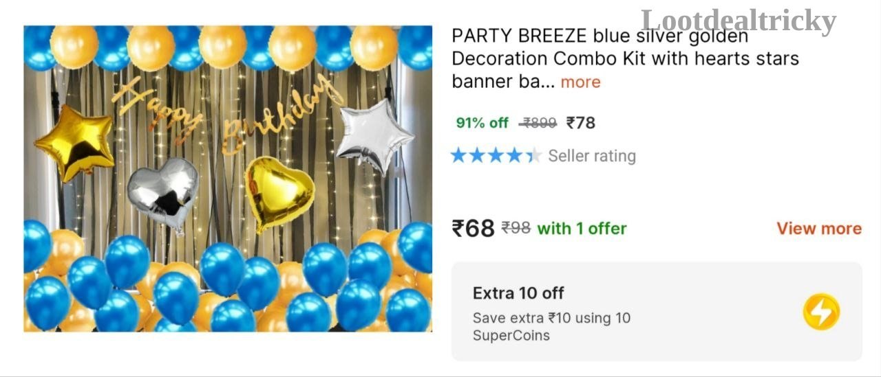 birthday Decoration Kit – Just ₹78 | Huge Savings Offer birthday Decoration Kit – Just ₹78 | Huge Savings Offer