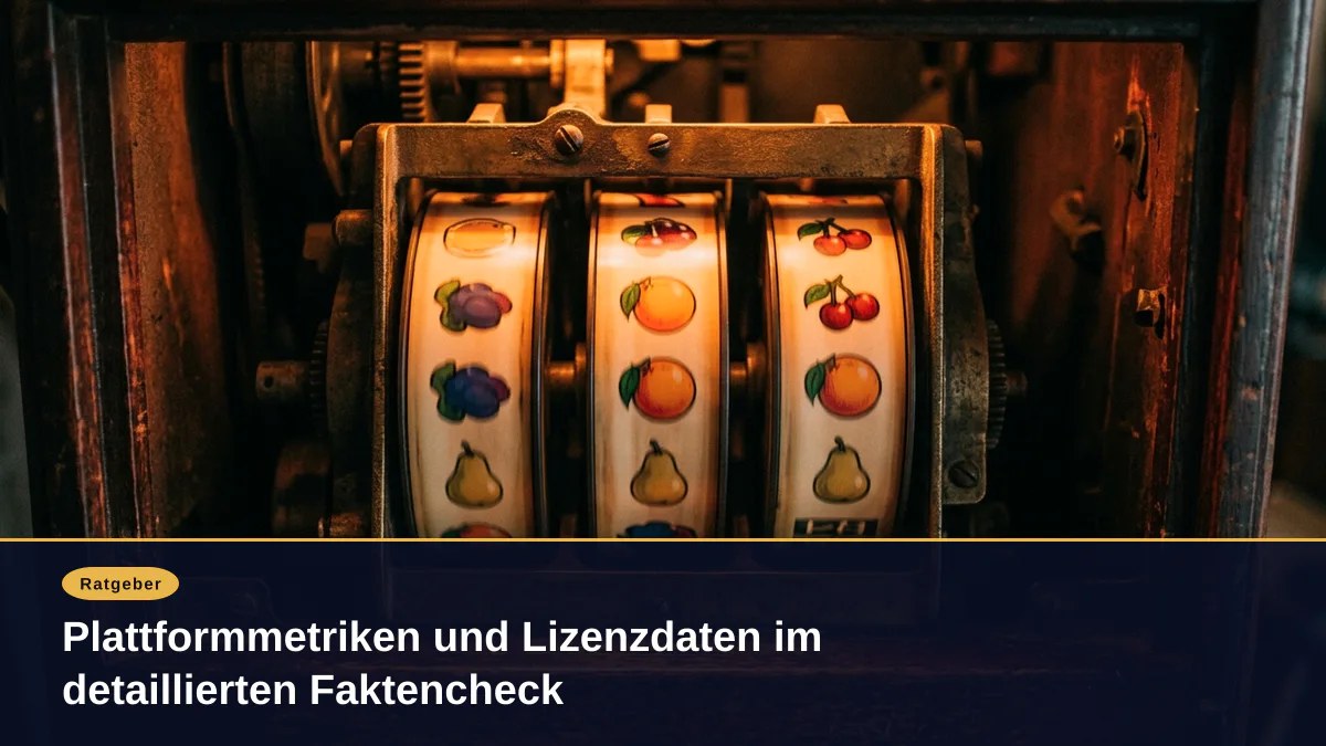 Plattformmetriken und Lizenzdaten im detaillierten Faktencheck