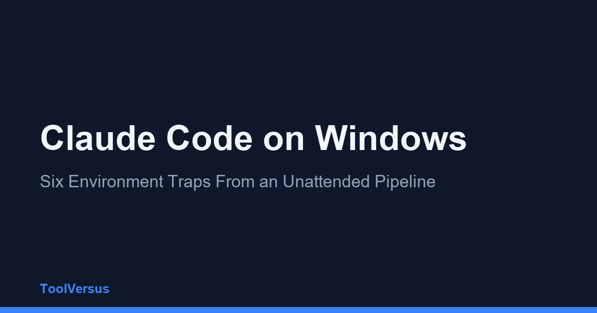 Claude Code on Windows
