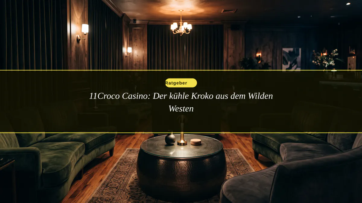 11Croco Casino: Der kühle Kroko aus dem Wilden Westen