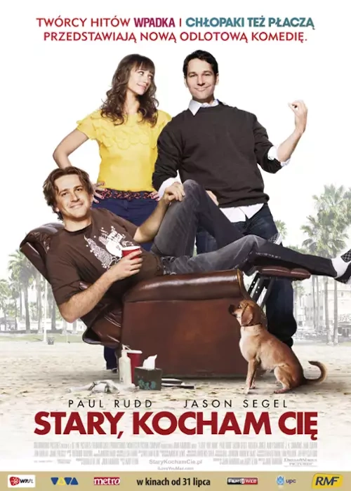 Stary, kocham cię / I Love You, Man (2009) PL.1080p.WEB-DL.X264-Kbuso | Lektor PL