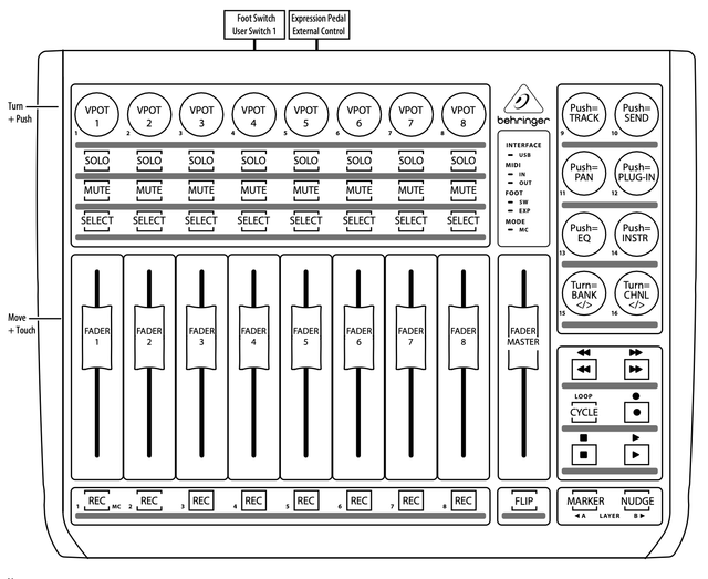 XTouch-Compact-MCU