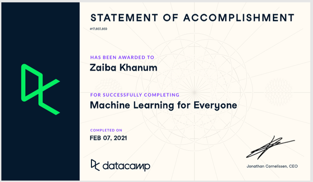 machinelearning-certificate