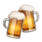 clinking-beer-mugs-1f37b