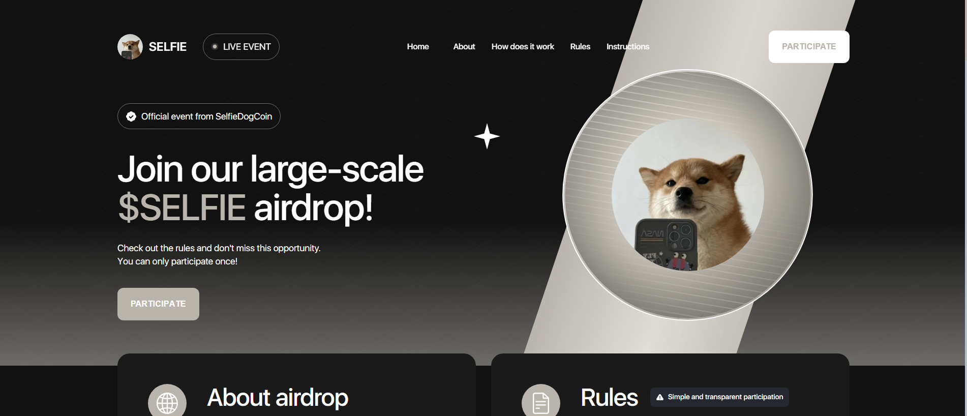 Stored capture of selfiedog.isaashiru.com