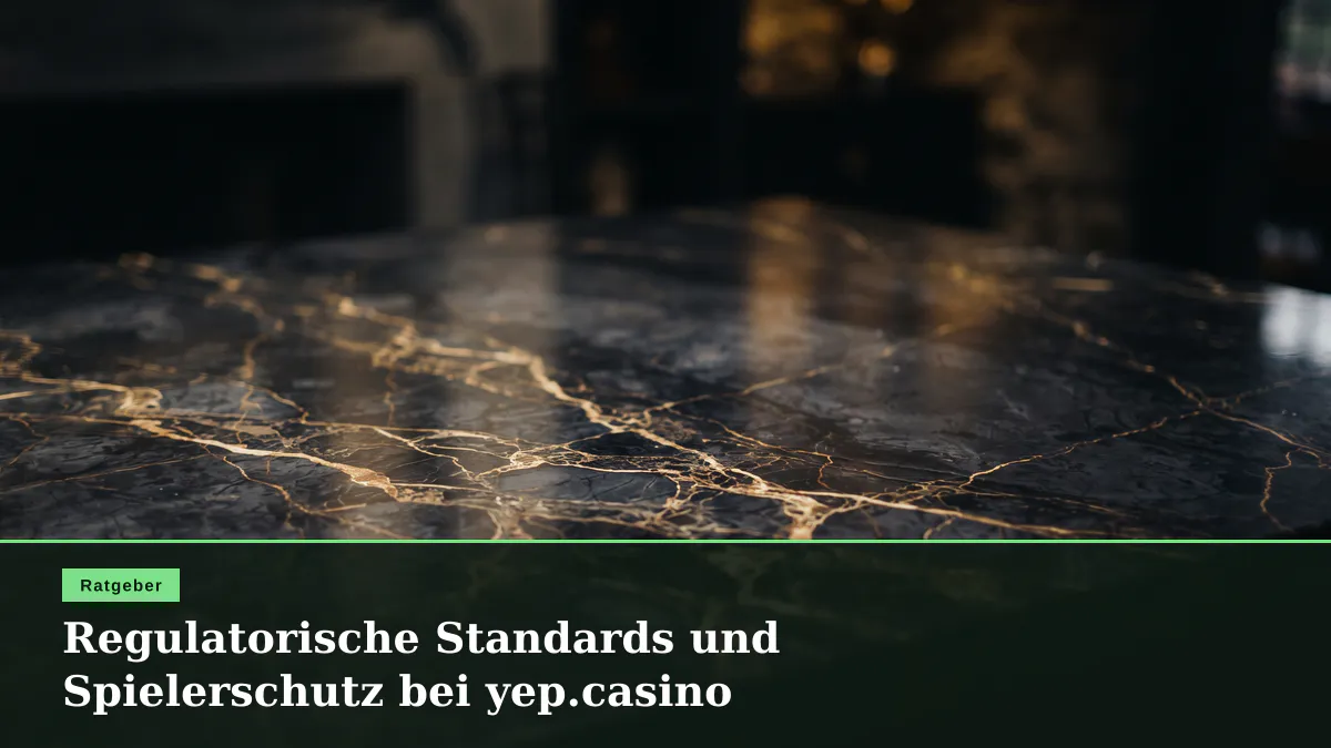 Regulatorische Standards und Spielerschutz bei yep.casino