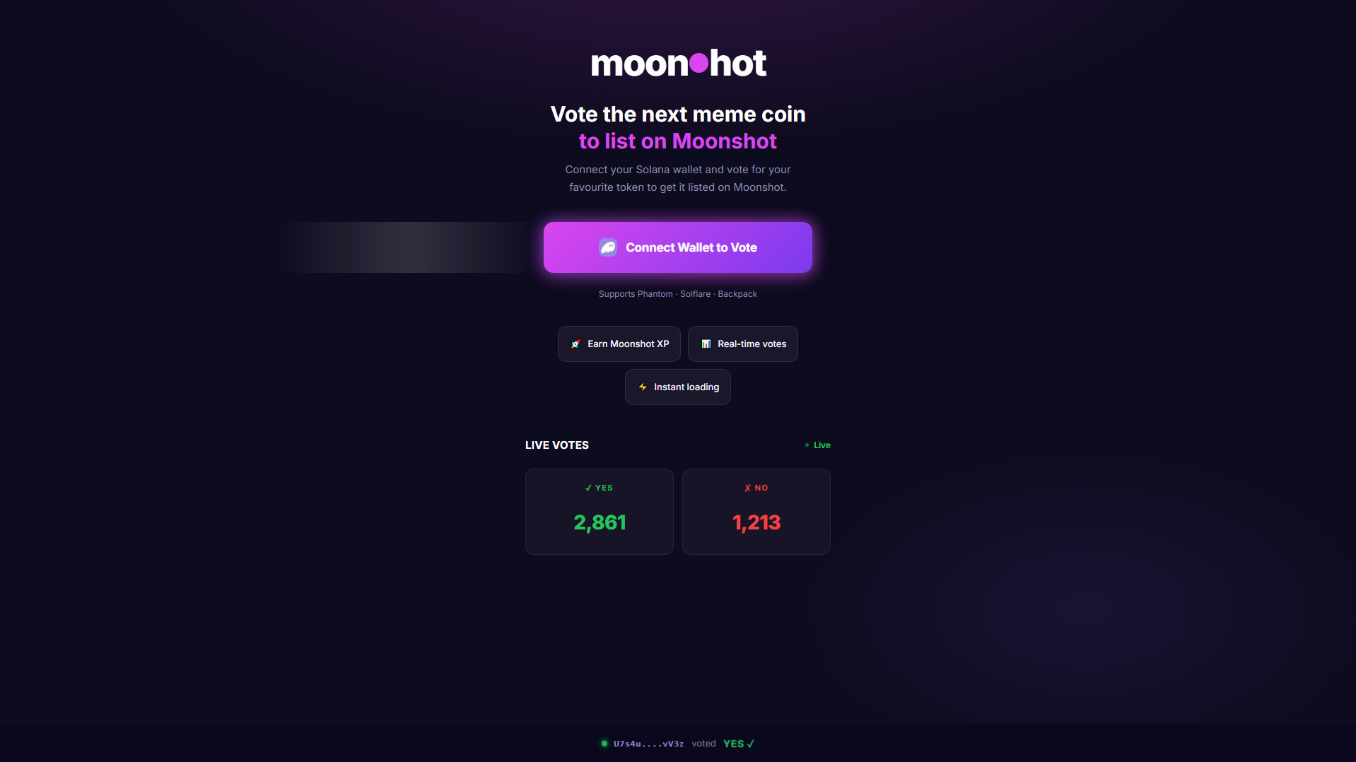 Screenshot of moonshotsl.com