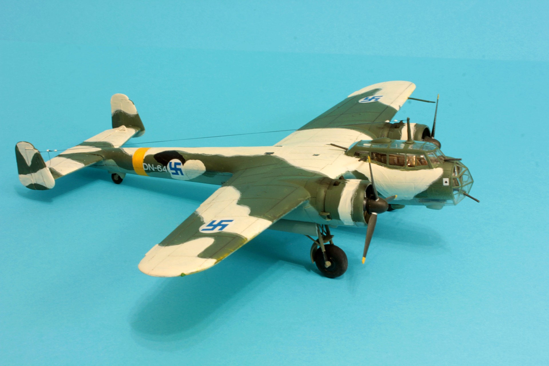 Finnish Air Force s Dornier Do 17 Z In 1 72 Scale Ready For Finnish air force s dornier do 17 z in 1 72 scale ready for