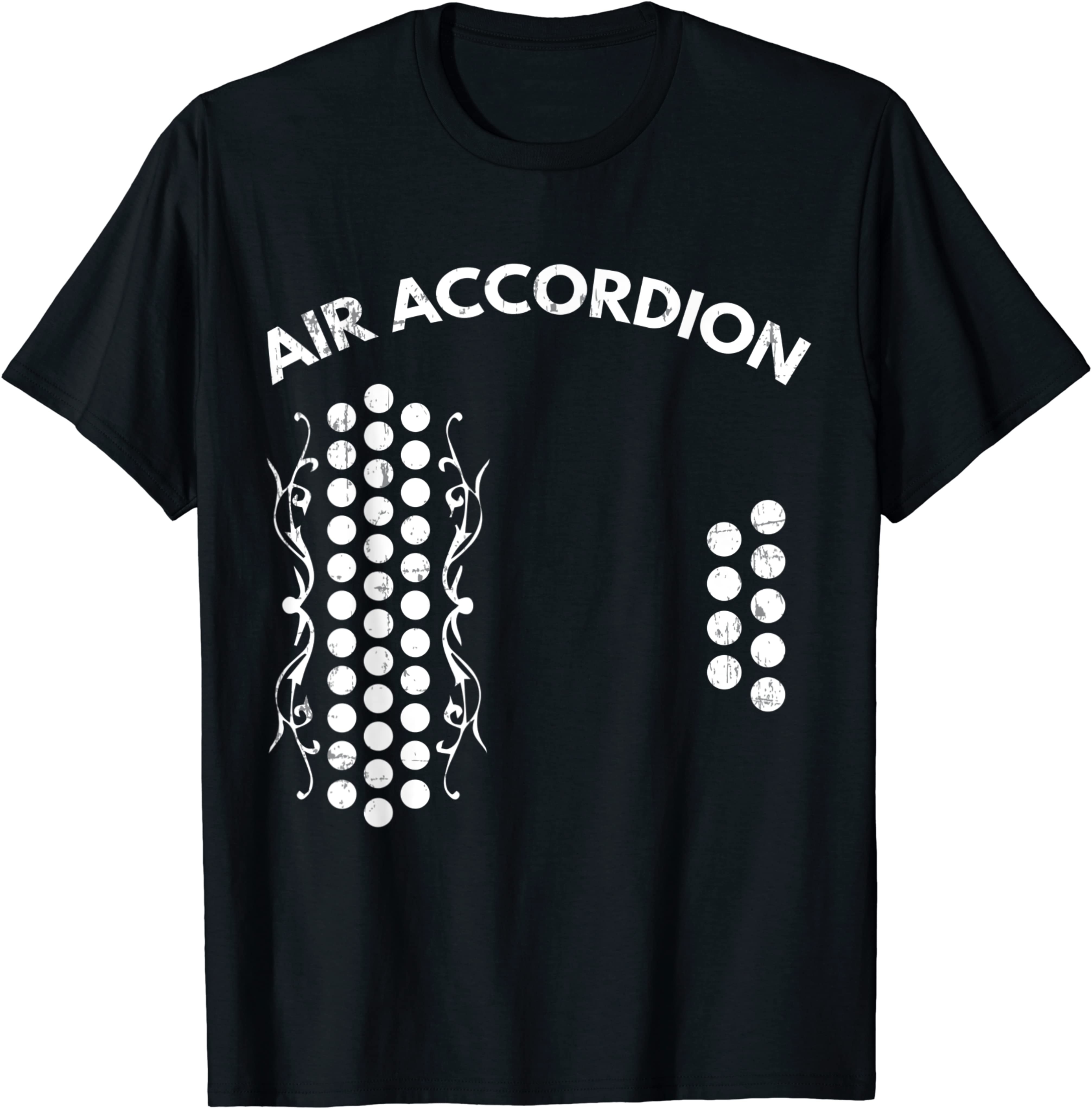 Air Accordion Graphic Music Instrument Musician Tee Unisex T-Shirt