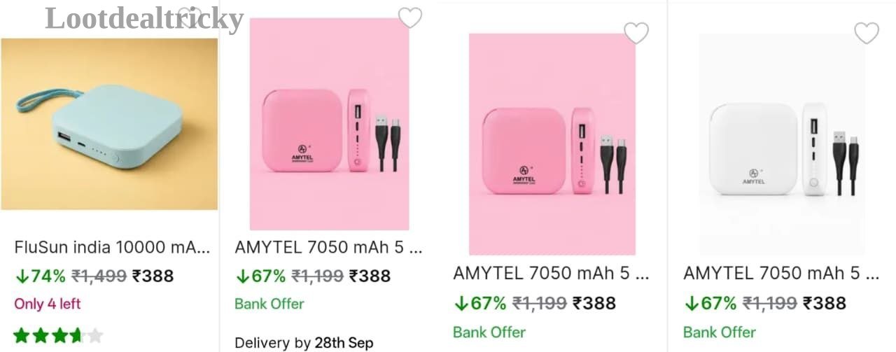Loot Branded Powerbank Offer Image