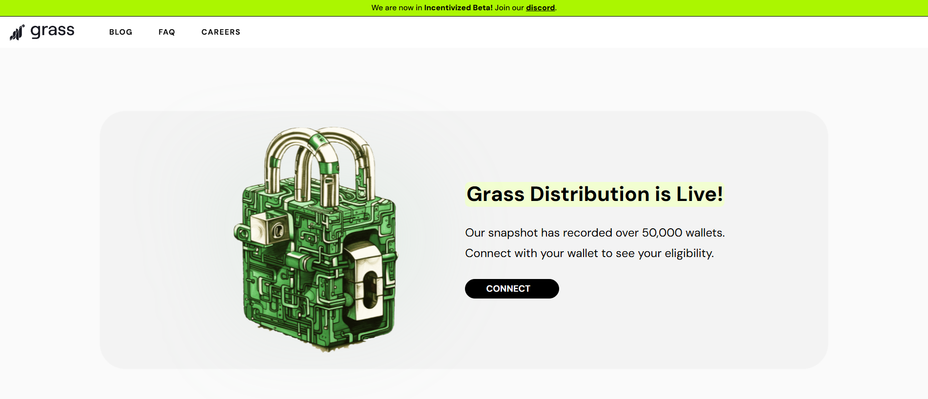 Screenshot of grass-airdrop.pages.dev
