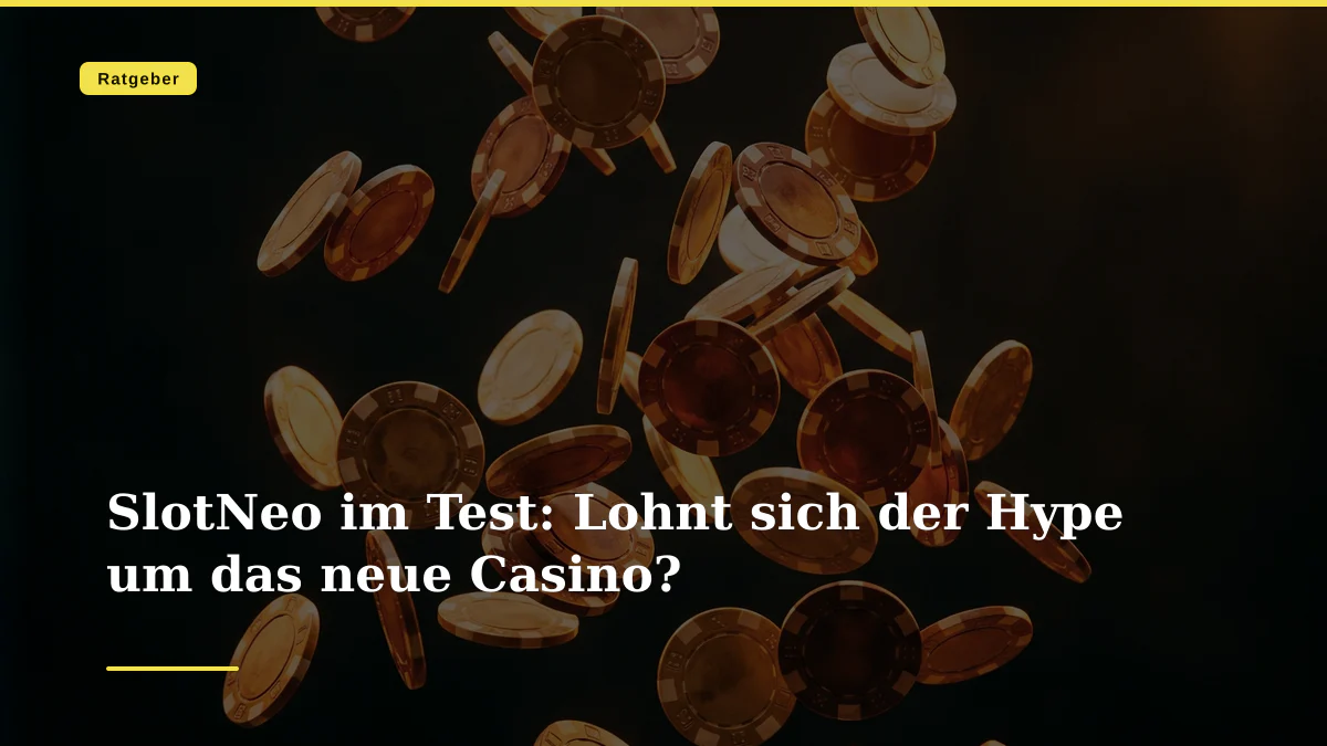 SlotNeo im Test: Lohnt sich der Hype um das neue Casino?