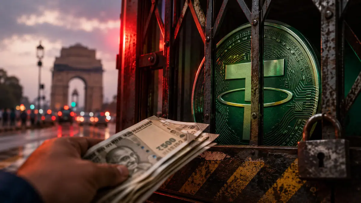 Tether Trades at Record Premium in India Amid Policy Pressure