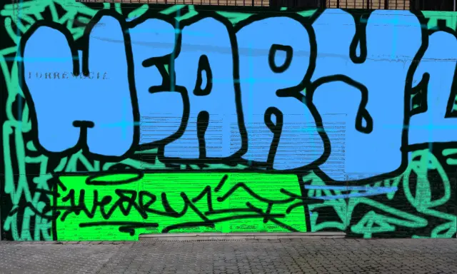 Graffiti artwork by DECAY