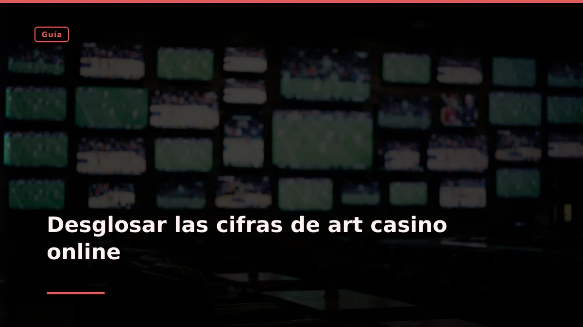Desglosar las cifras de art casino online