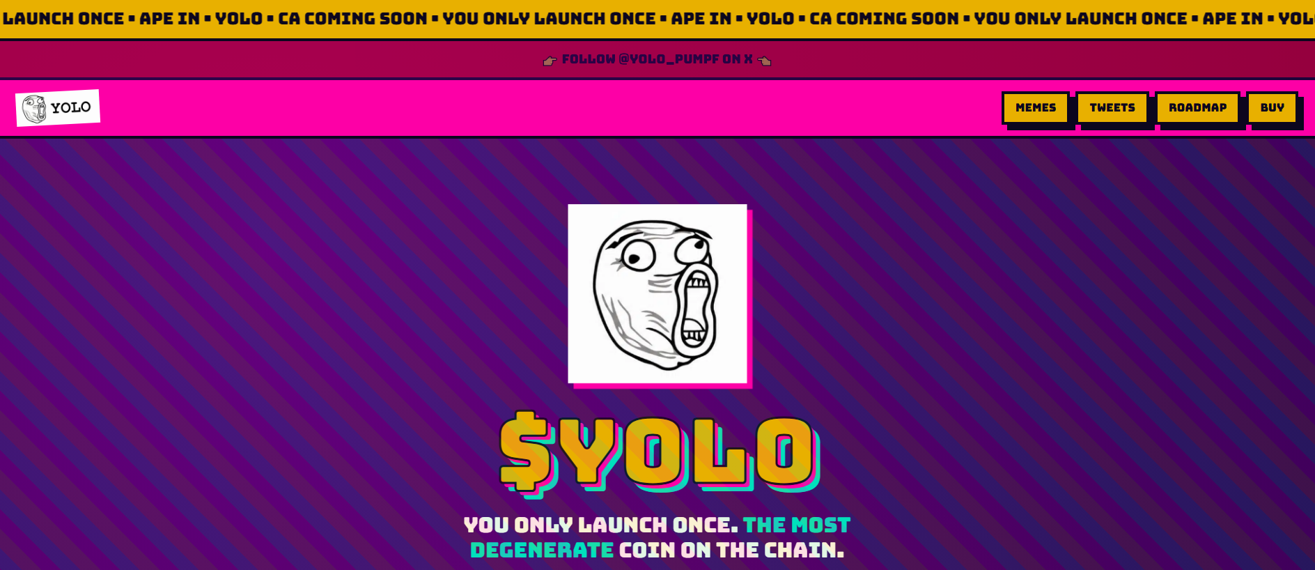 Stored capture of yolo-coin.fun