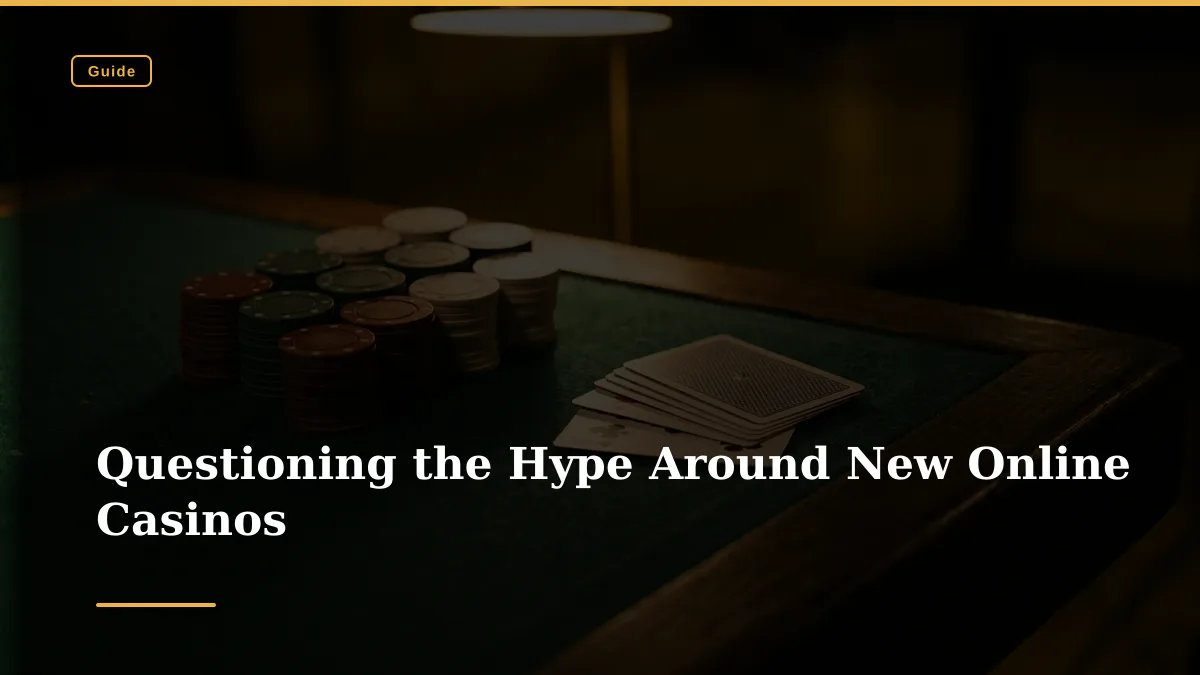 Questioning the Hype Around New Online Casinos