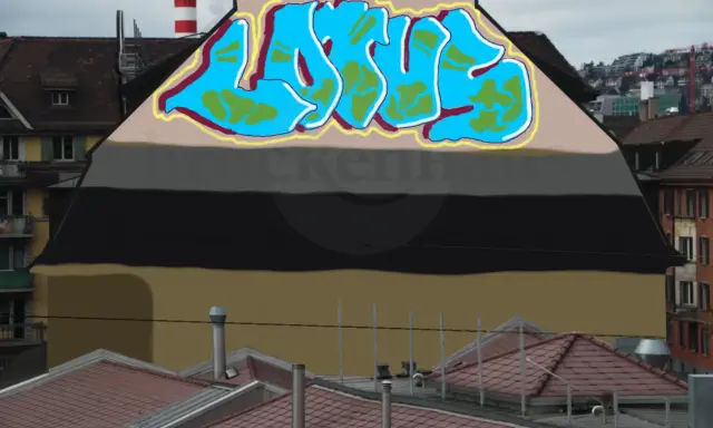 Graffiti artwork by Tkiz