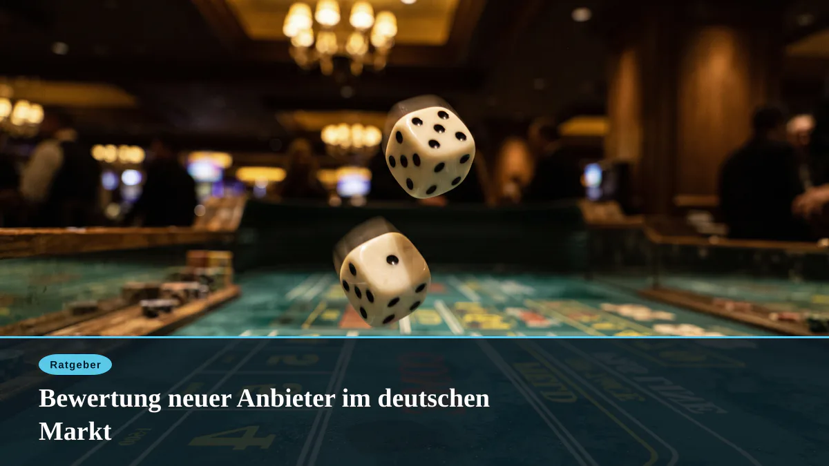 Bewertung neuer Anbieter im deutschen Markt