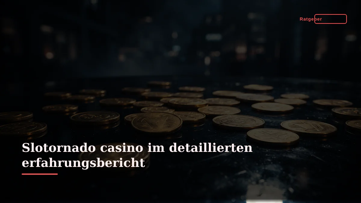 Slotornado casino im detaillierten erfahrungsbericht