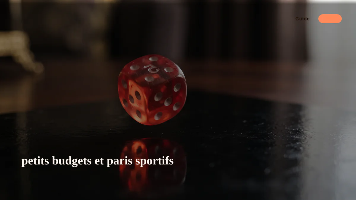 petits budgets et paris sportifs